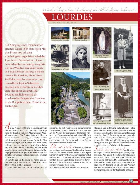 Tafel 15 (Paket 2) - Lourdes