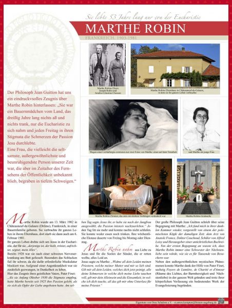 Tafel 44 (Paket 4) - Marthe Robin